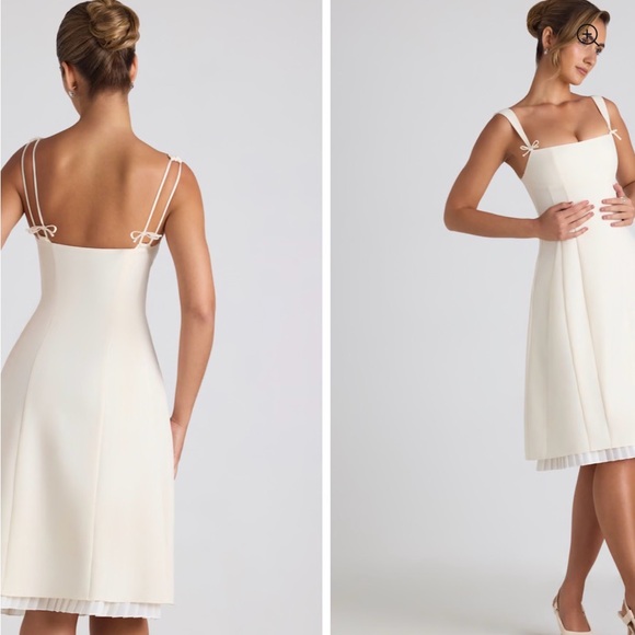 Dresses & Skirts - Cream midi dress